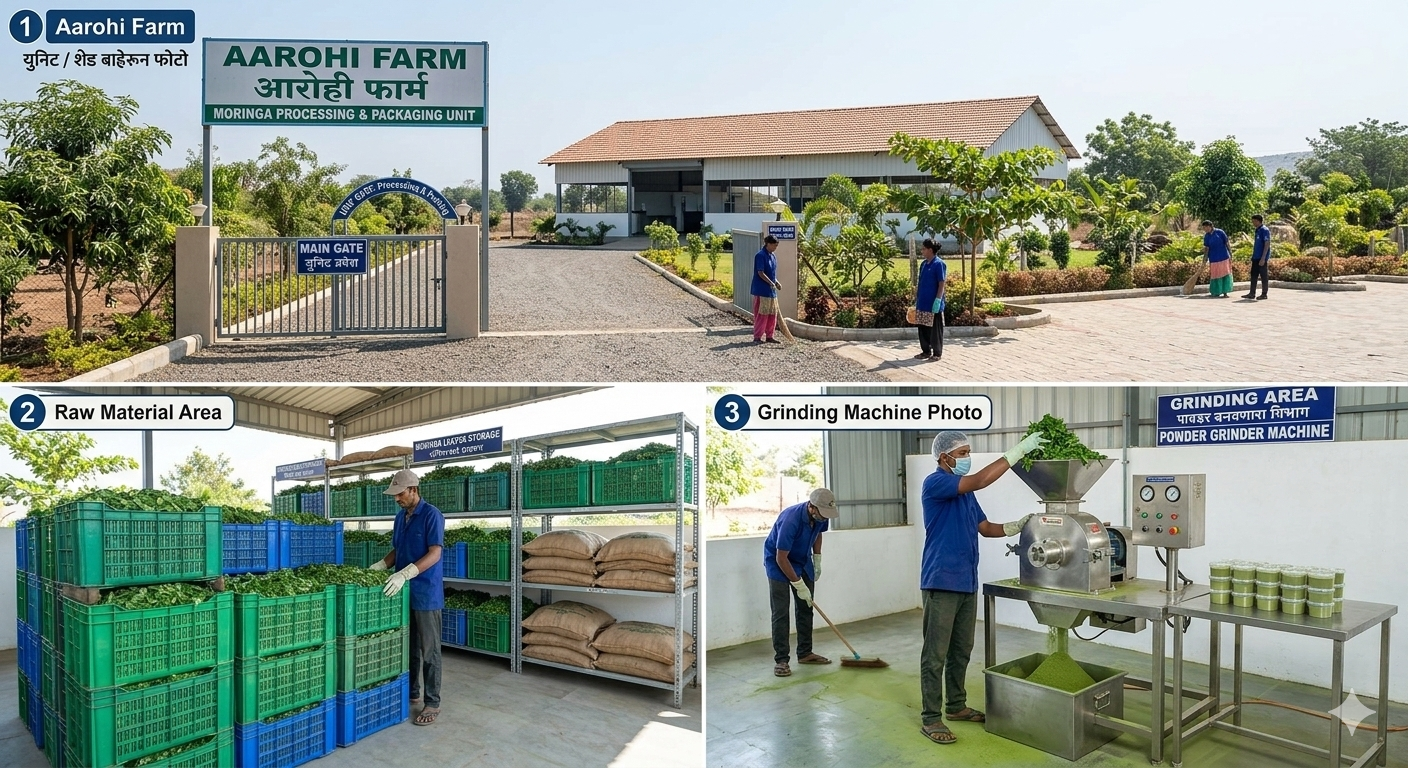 Aarohi Farm sustainable growing practices